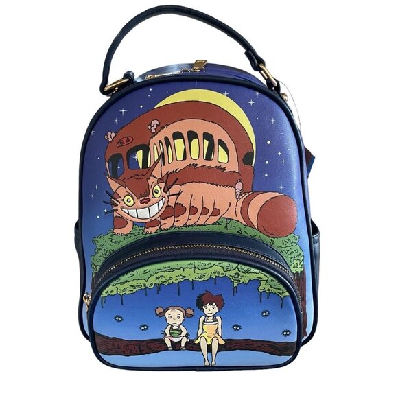 Studio Ghibli My Neighbor Totoro Night Catbus Light Up Mini Backpack - Picture 1 of 5